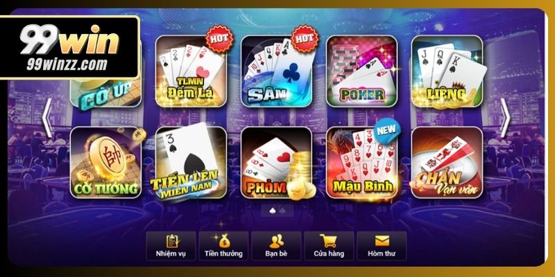Game Bài 99WIN sân chơi giải trí thưởng hấp dẫn